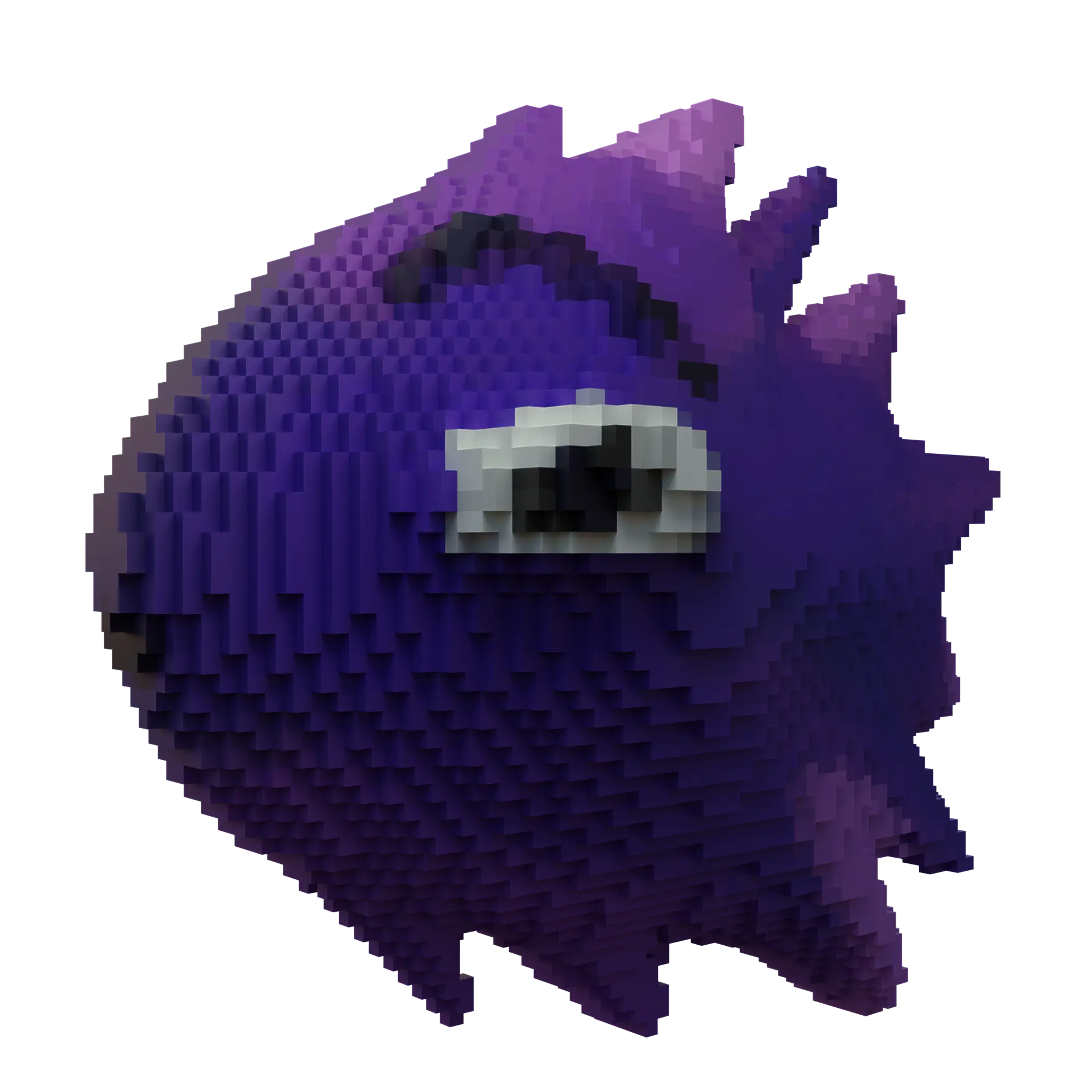 Purple and Yellow Voxcell